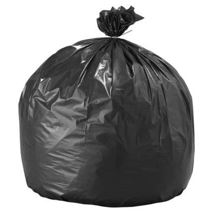 30" x 38" X-Strong Black Garbage Bags, 150/Cs - 020220