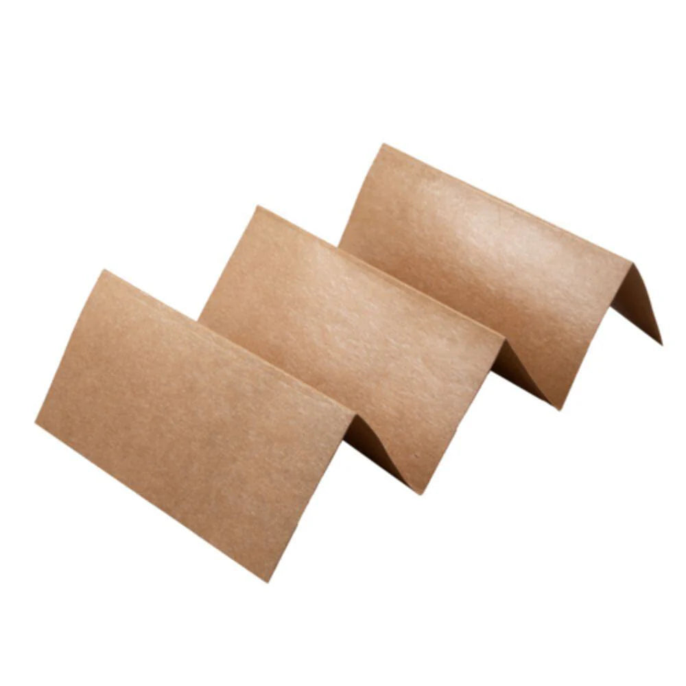 Kraft Paper Taco Insert #2 3 4 Folding, 20 Pt, 200/Cs - 100930