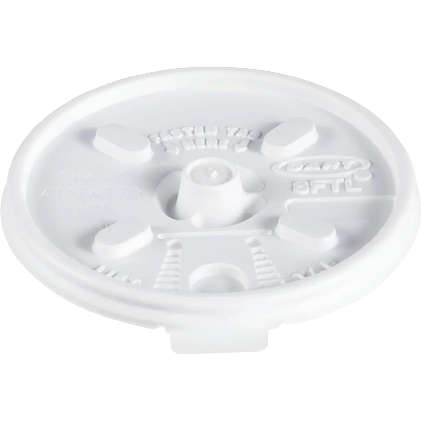 Dart Container - Lift & Lock Travel Lid Fits with 8 Oz Foam Cups, 1000/Cs - 8FTL