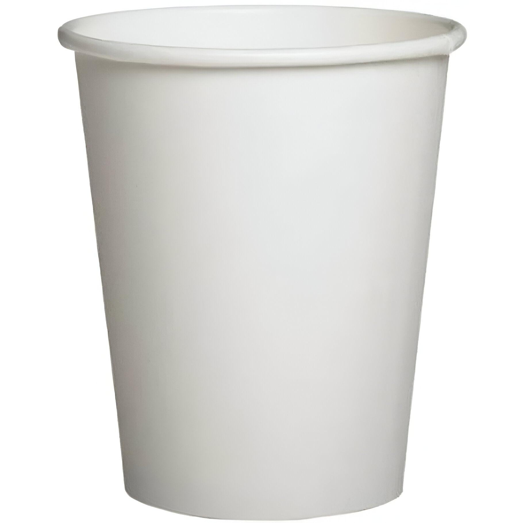 Genpak - 10 Oz White Paper Hot Cup, 1000/Cs - 10HDS