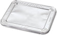 HFA - 10.8" x 12.2" Steam Table Pan Curl Foil Lid, Fits Half-Size Pan, 100/Cs - 2049-30-100PFC