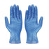Large Blue Vinyl Gloves, 100/Box, 10Box/Cs - 3537029