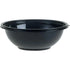 Sabert - 16 Oz Black Round Plastic Bowl, 500/Cs- 92016A500
