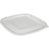 Sabert - Clear Square Flat Lid Fits For 18048B300 Plastic Bowls, 300/Cs - 51800B300