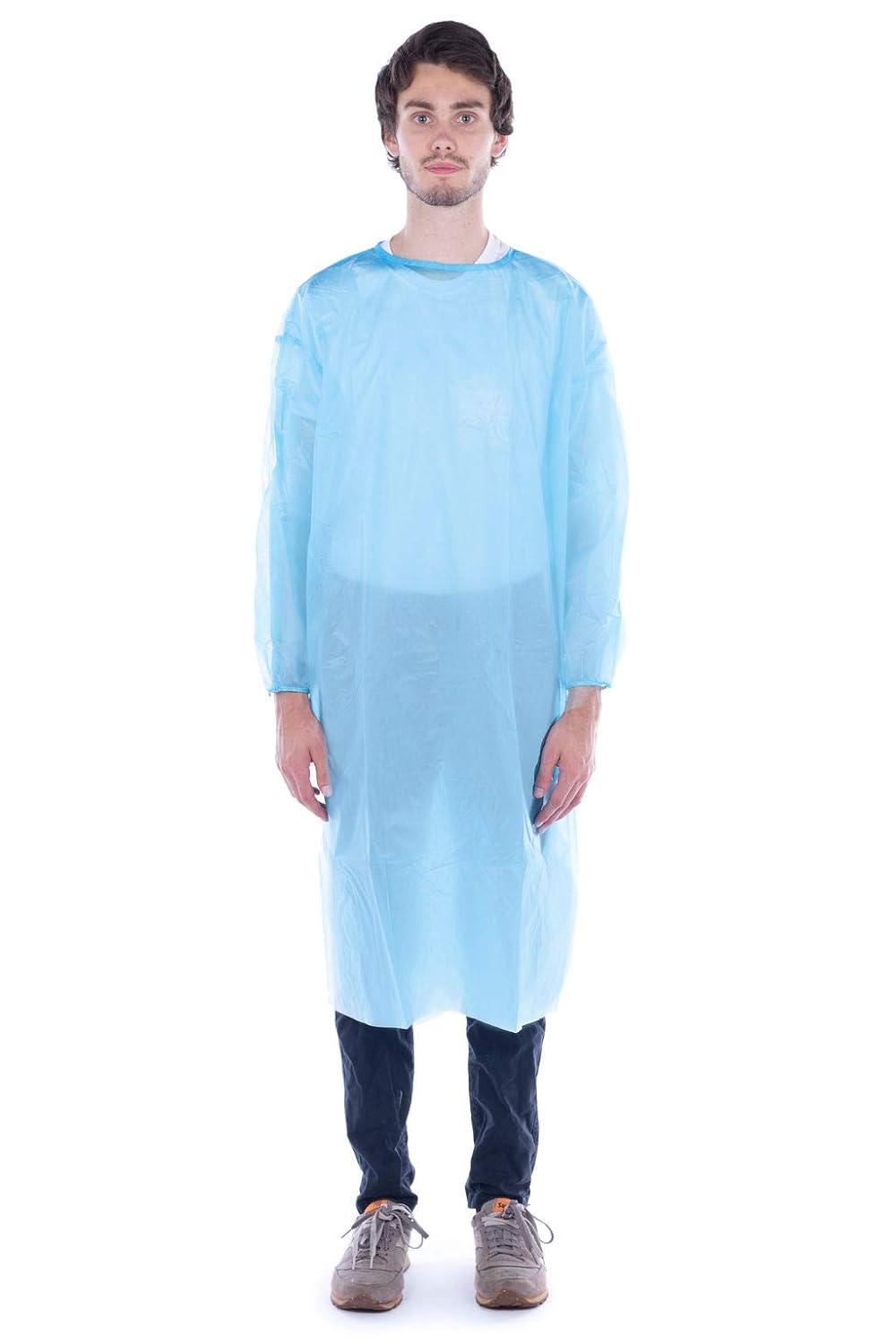 23 GSM Blue Disposable Isolation Gown, 100/Cs - 1015514450