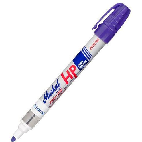 LA-CO - Pro-Line 3 mm Purple HP Paint Markers - 12/Pk - 96974