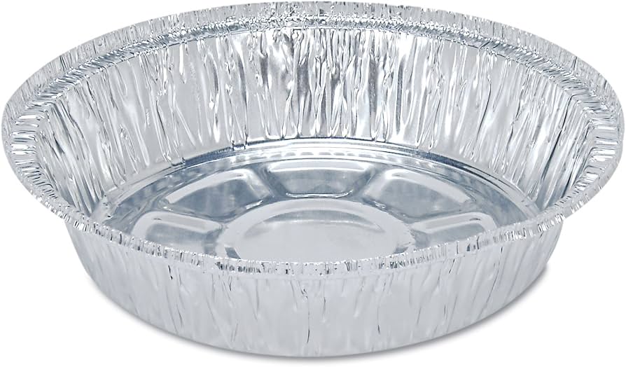 HFA - 7" Round Foil Container, 500/Cs - 2047-00-500