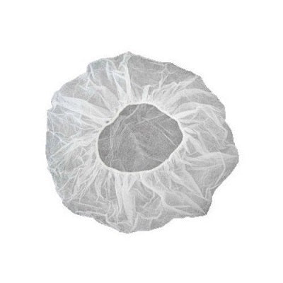 Aurelia - 24" White Bouffant Caps, 100/Pk - AURBC6002