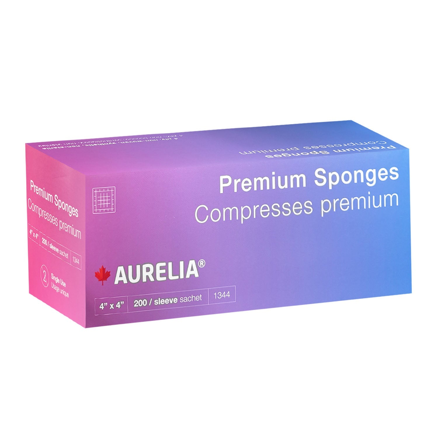 4 x 4 Aurelia Pre Gauze Synthetic Sponges, 2000/Cs - AURSS1344