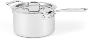 All-Clad - 4 QT G5 Graphite Core 5-Ply Sauce Pan with Lid - GR204 - DISCONTINUED