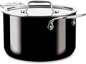 All-Clad - FusionTec 7 QT Non-Stick Stock Pot with Lid Onyx - 515415290 - DISCONTINUED