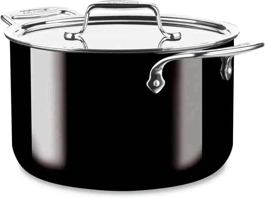 All-Clad - FusionTec 7 QT Non-Stick Stock Pot with Lid Onyx - 515415290 - DISCONTINUED