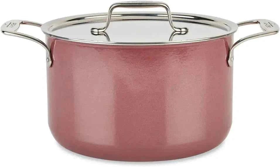 All-Clad - FusionTec 7 QT Stock Pot with Lid Rose Quartz - 515455290 - DISCONTINUED