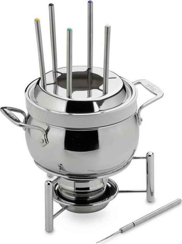 All-Clad - All-Clad Stainless Stainless Steel Fondue Pot with Ceramic Insert - E470S264 - Discontinued