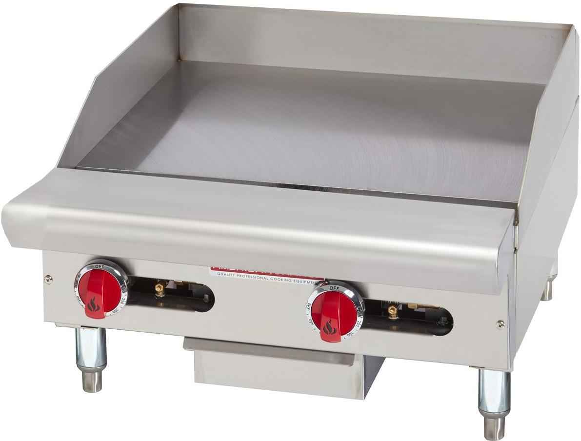 American Range - Commercial Stainless Steel 24-Inch Thermostatic Griddle - ARTG-24 - Discontinued