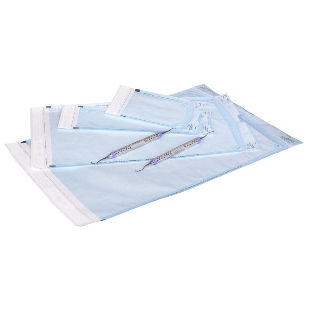 Aurelia - 3.5" x 5.25" Self-Sealing Sterilization Pouches, 200/Box - SP35525