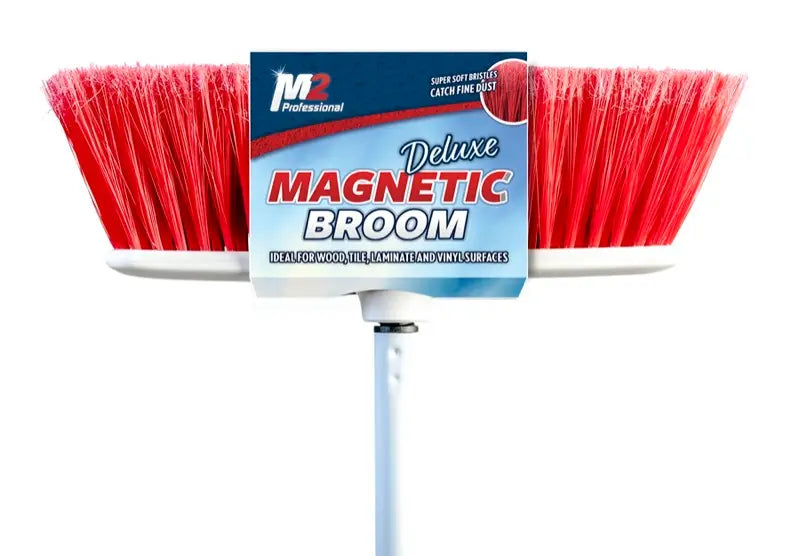 M2 Professional - Pluto Large Indoor Flat Magnetic Head Only Red Broom - BM-4300-HO-RD