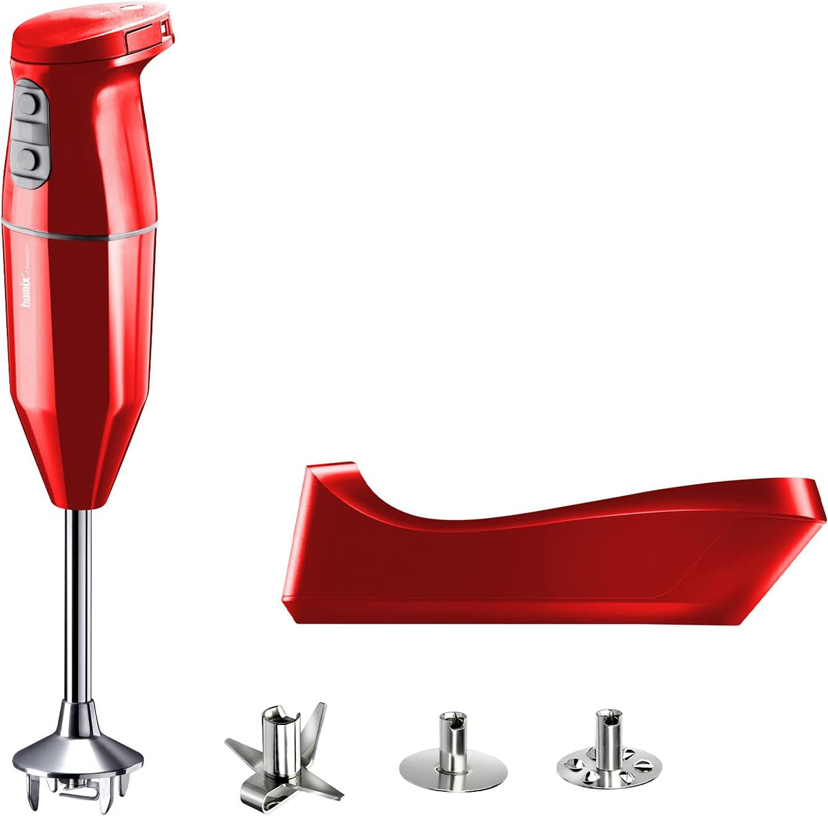 Bamix - Cordless Plus Hand Blender, Red - CORDLESS PLUS RED