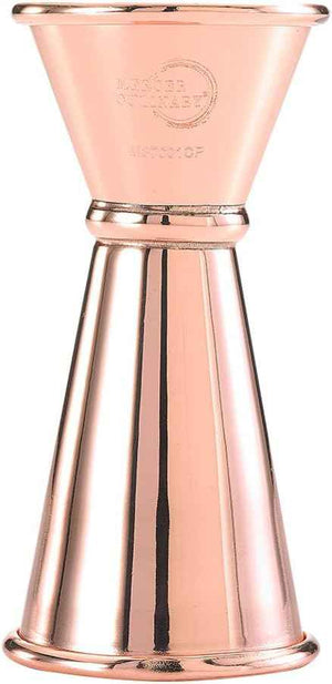 Barfly - 20 ml x 40 ml Copper Plated Japanese Style Jigger - M37001CP