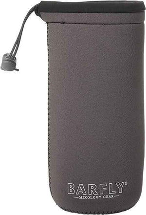 Barfly - 8" x 5.25" Grey Protective Sleeve for 500 ml & 550 ml Mixing Glasses - M37183