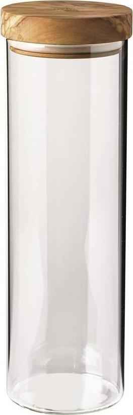 Berard - 51 Oz Olivewood Glass Jar with Lid - 35103