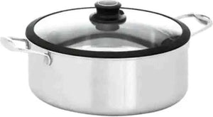Black Cube Stainless - 7.5 QT Stock Pot With Lid - BCSS528 - DISCONTINUED
