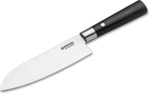 Boker - Damascus Santoku Knife Black - 130417DAM - Discontinued