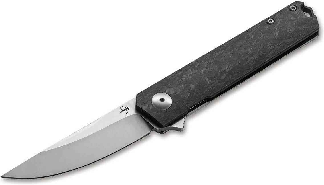 Boker - Plus Kwaiken Compact Flipper Marble Carbon Pocket Knife - 01BO231