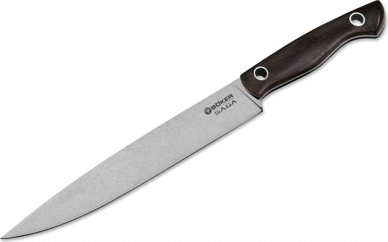 Boker - Saga Carving Knife with Grenadilla Wood Handle - 130380 - DISCONTINUED
