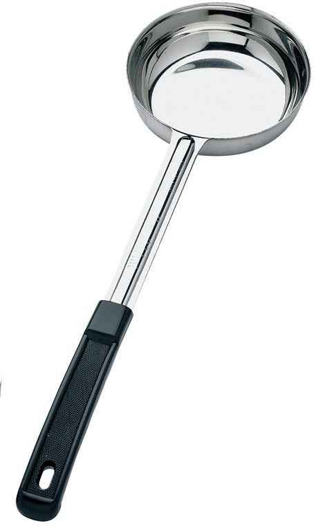 Browne - 6 Oz Stainless Steel Portioner / Spoodles with Black Handle, 1 PC  (P5746) - 5757460