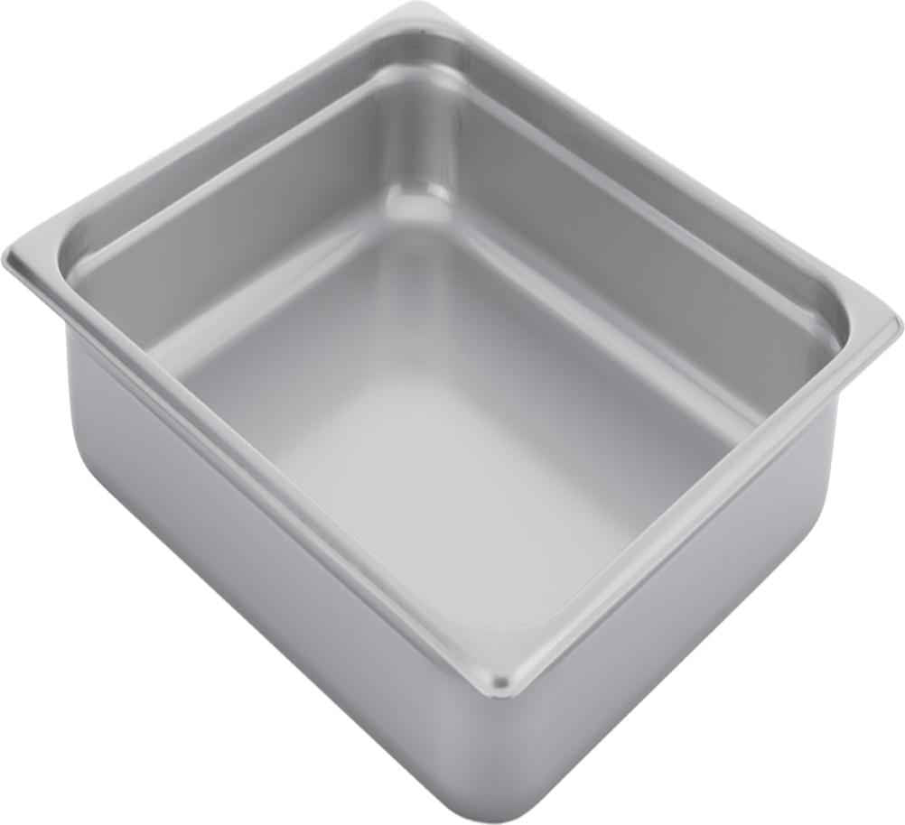 Browne - 6" Stainless Steel 2/3 Size  Anti-Jam Steam Pan - 88236