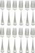 Browne - BISTRO 6.5" Stainless Steel Salad Fork, Pack of 12 - 502310