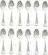 Browne - BISTRO 7" Stainless Steel Dessert Spoon, Pack of 12 - 502302