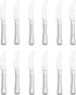 Browne - OXFORD 9.3" Stainless Steel Serrated Dinner Knife, Pack of 12 - 502011S