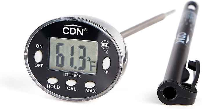 CDN - ProAccurate Black Quick Read Thin Tip Thermometer, Pack of 6 - DTQ450X - DISCONTINUED