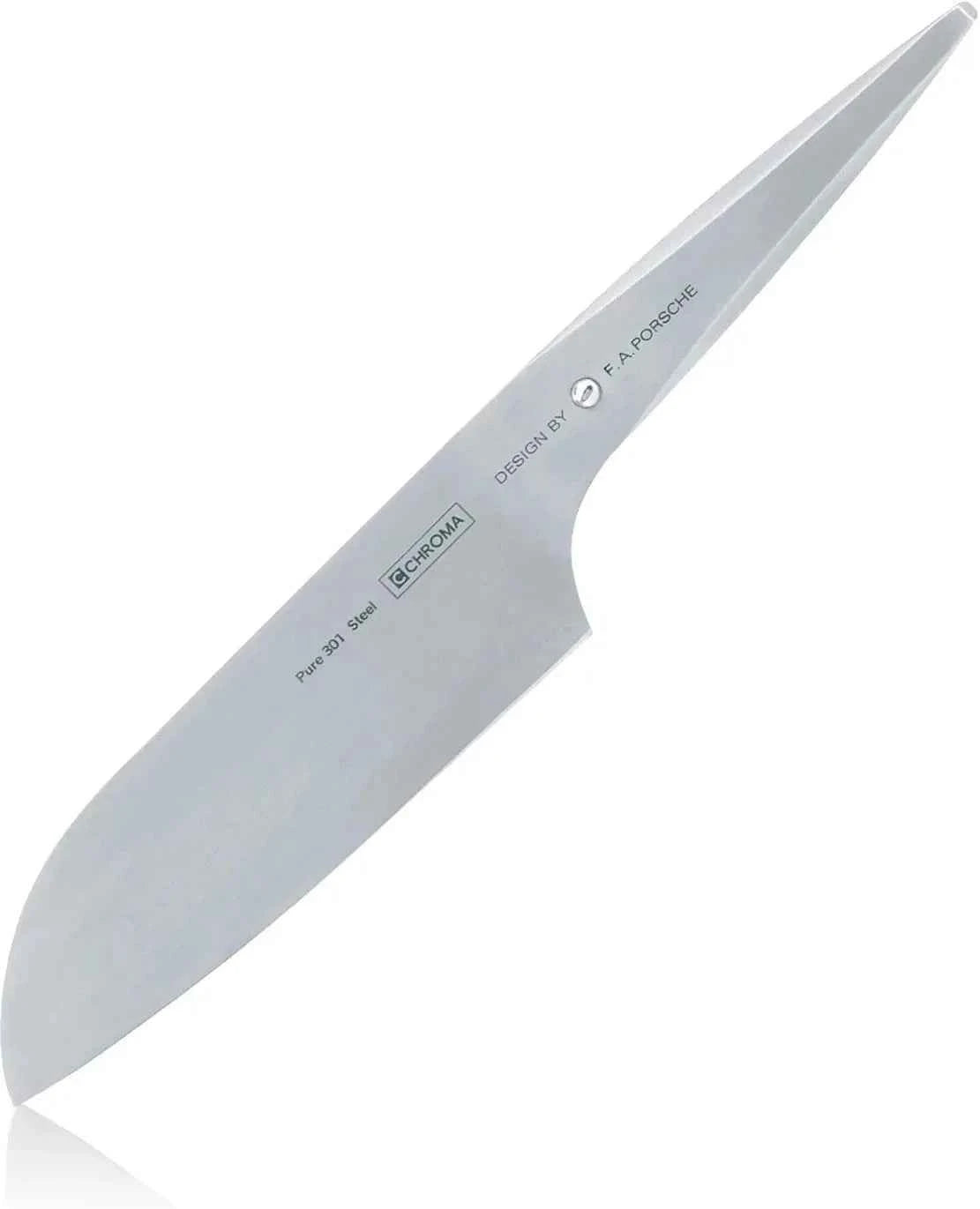 Chroma Knives - Silver 7.25-Inch Santoku Knife - P02