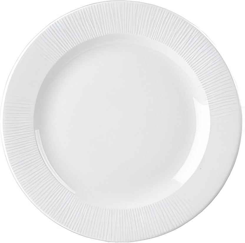 Churchill - Bamboo 8.25-Inch Super Vitrified Footed Plate, Pack of 12 - WHBALP81