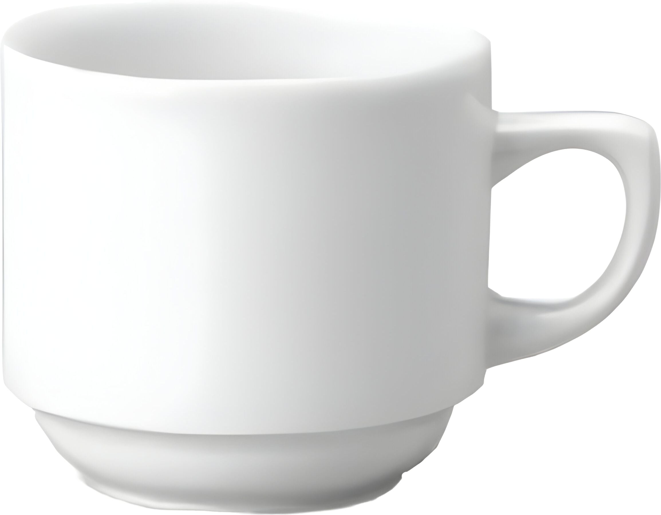 Churchill - Holloware 3 Oz Super Vitrified White Mocha Coffee Cup, Pack of 24 - WHCCM1 - DISCONTINUED