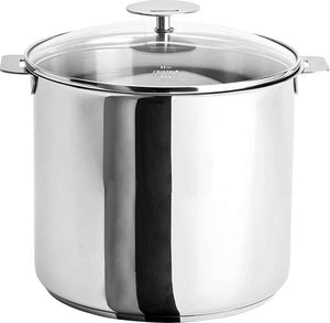 Cristel - Stainless Steel 5.5 Qt Casteline Stockpot with Domed Glass Lid - M20QKP - Discontinued