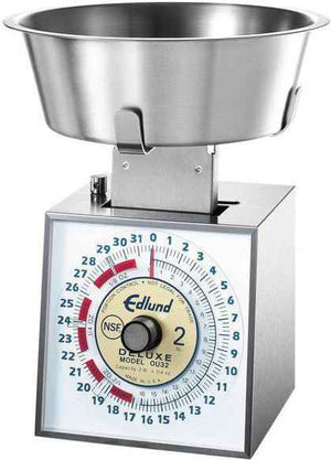 Edlund - Deluxe 32 Oz Over/Under Portion Scale with 3 Qt. Bowl - OU-32