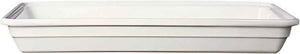 Emile Henry - 6.3 Quarts Chalk White Ceramic Full Size Insert Pan with 6.4-Litre Capacity - 91053401