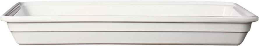 Emile Henry - 6.3 Quarts Chalk White Ceramic Full Size Insert Pan with 6.4-Litre Capacity - 91053401