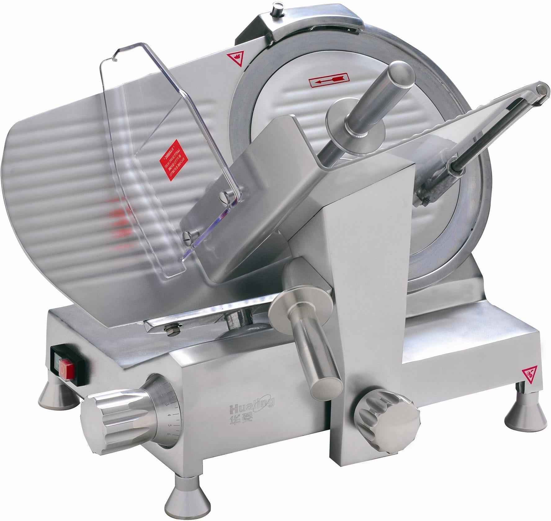Eurodib - Commercial Anodized Aluminum 12-Inch Meat Slicer - Belt Driven - HBS-300L - Discontinued