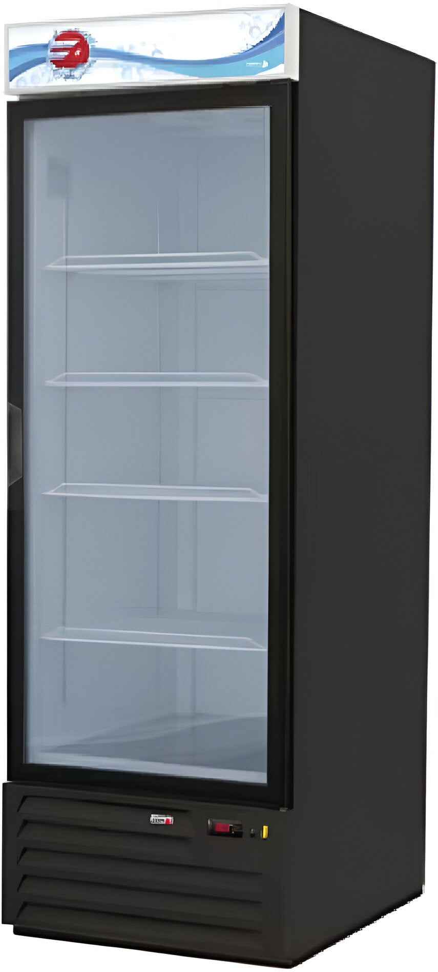 Fagor - Commercial 23 115V Single Section Merchandisers Freezer with Swing Door - FMD-23F