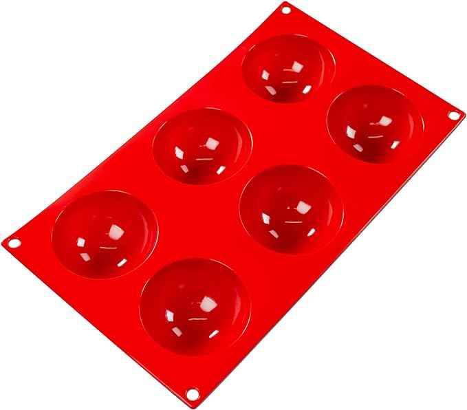 Fat Daddio's - 2.76" x 1.38" Silicone  6 Cavities Baking Mold - SMF-002