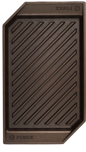 Finex - 15-Inch Cast Iron Lean Grill Pan - G15-10001