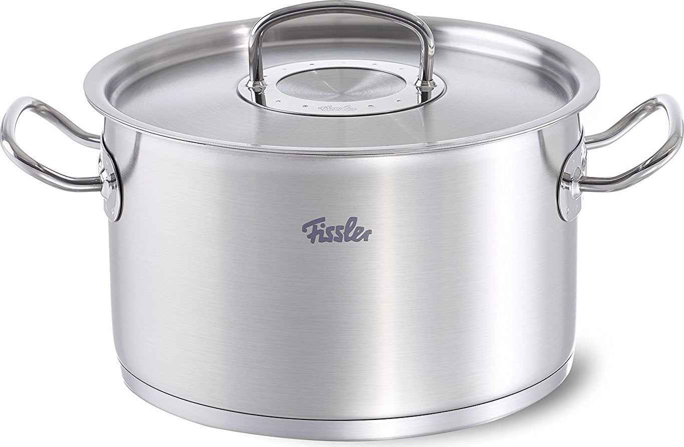 Fissler - Up To 90% Recycled 18/10 Stainless Steel 10.6 Qt Original-Profi Stock Pot - 084-128-28-0000