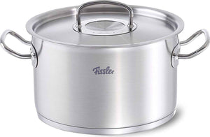 Fissler - Up To 90% Recycled 18/10 Stainless Steel 10.6 Qt Original-Profi Stock Pot - 084-128-28-0000