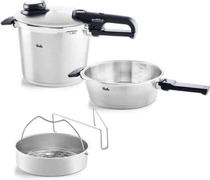 Fissler - 6.3 Qt Vitavit Premium Pressure Cooker and Skillet - 622-412-12-0700