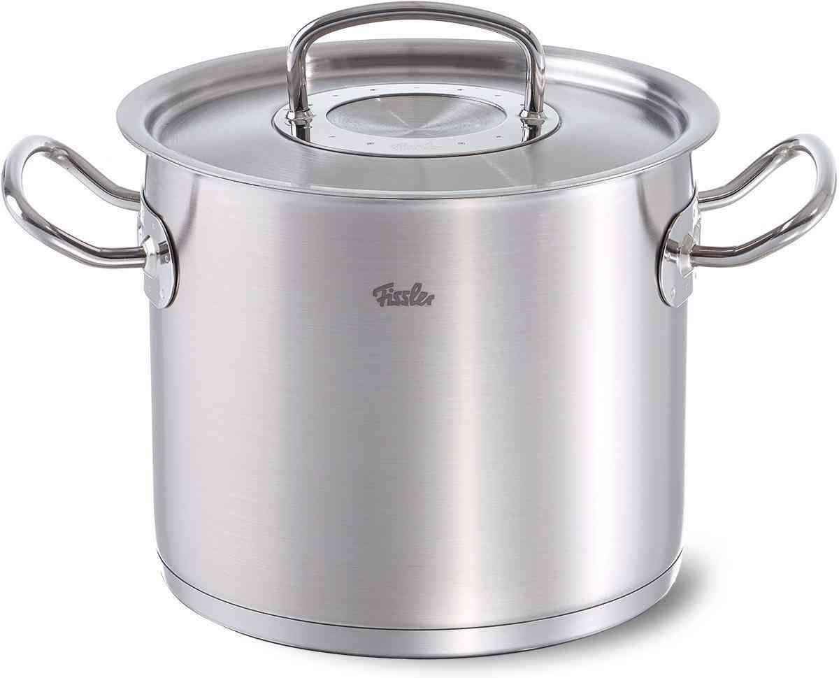 Fissler - 18/10 Stainless Steel 9.6 Qt Original-Profi High Stock Pot - 084-118-24-0000